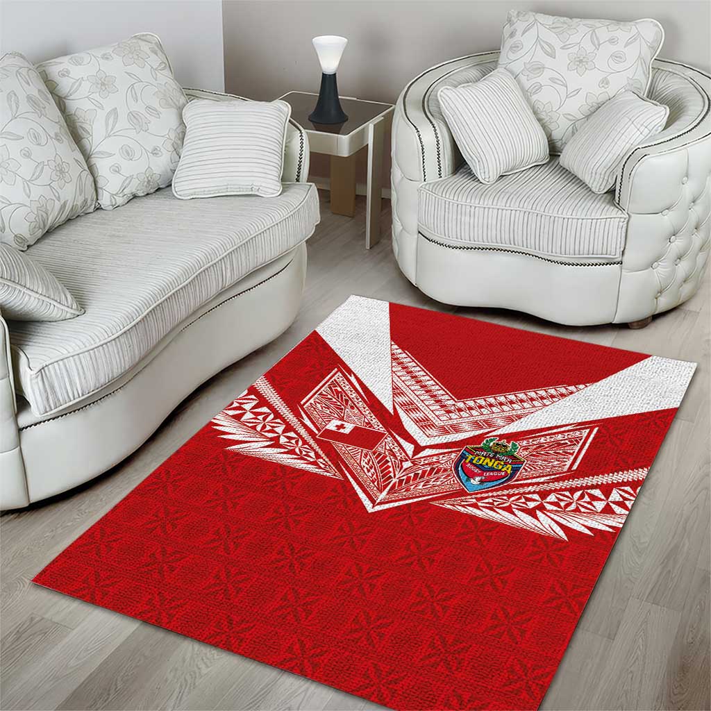 Tonga Rugby Area Rug Ngatu Motifs and Pacific Patterns
