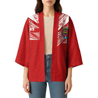 Custom Tonga Rugby Kimono Ngatu Motifs and Pacific Patterns