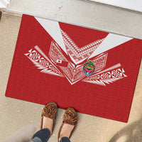 Tonga Rugby Rubber Doormat Ngatu Motifs and Pacific Patterns