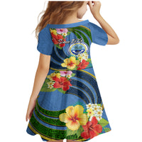 Micronesia Constitution Day Family Matching Mermaid Dress and Hawaiian Shirt Hibiscus and Tapa Tribal Pattern LT03 - Polynesian Pride