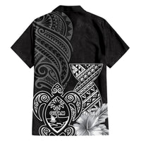 Guam Latte Stone Chamorro Culture Family Matching Short Sleeve Bodycon Dress and Hawaiian Shirt Tapa Pattern LT03 - Polynesian Pride