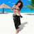 Guam Fish Hook and Palm Tree Sarong Polynesian Pattern Half Style