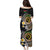 Vanuatu Independence Day Puletasi Melanesian Tribal Pig Tusk with Tropical Plants