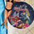 Australia and New Zealand Beach Blanket Merry Christmas-Tuatara and Koala with Plants Xmas Style
