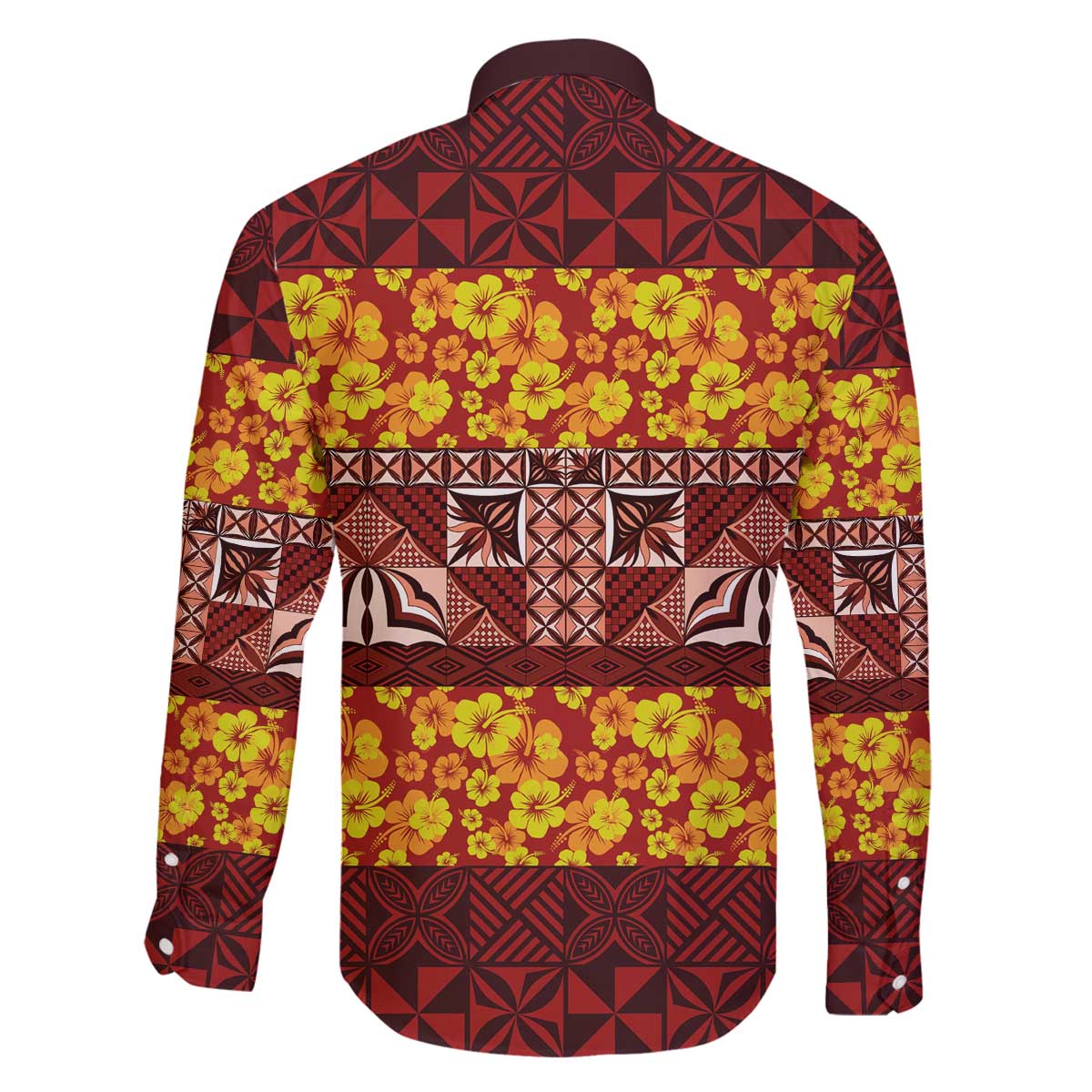 Samoa Siapo and Tapa Family Matching Off Shoulder Short Dress and Hawaiian Shirt Pacific Tribal Pattern with Hibiscus Striped Style