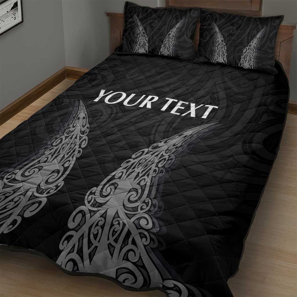 New Zealand Netball Quilt Bed Set Koru and Maori Tattoo Jersey LT03 - Polynesian Pride