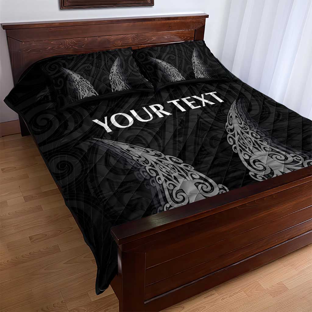 New Zealand Netball Quilt Bed Set Koru and Maori Tattoo Jersey LT03 - Polynesian Pride