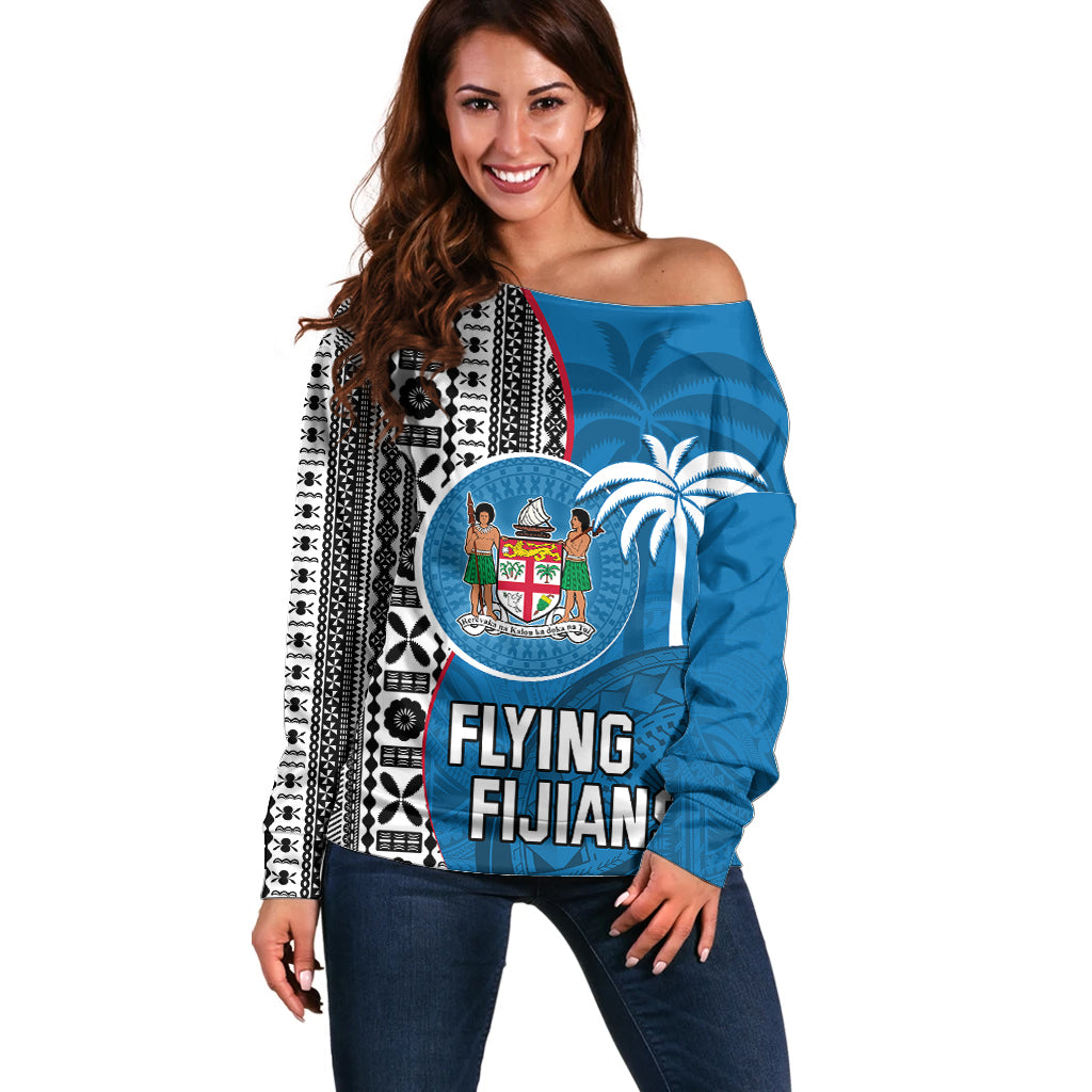 fiji-rugby-off-shoulder-sweater-coat-of-arms-palm-tree-mix-polynesia-tapa-pattern