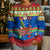 Solomon Islands Christmas Kid Ugly Christmas Sweater Santa With Flag Of Solomon Polynesian Tribal Xmas Vibe LT03 - Polynesian Pride