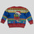 Personalised Solomon Islands Christmas Kid Ugly Christmas Sweater Santa With Flag Of Solomon Polynesian Tribal Xmas Vibe LT03 - Polynesian Pride