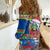 Personalised Solomon Islands Christmas Women Casual Shirt Santa With Flag Of Solomon Polynesian Tribal Xmas Vibe LT03 - Polynesian Pride