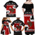 Personalized New Zealand Christmas Family Matching Off Shoulder Maxi Dress and Hawaiian Shirt Santa Haka Fern and Kiwi Bird Tino Rangatiratanga Maori Flag Style LT03 - Polynesian Pride