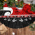 Personalized New Zealand Christmas Tree Skirt Santa Haka Fern and Kiwi Bird Tino Rangatiratanga Maori Flag Style LT03 - Polynesian Pride