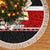 Personalized New Zealand Christmas Tree Skirt Santa Haka Fern and Kiwi Bird Tino Rangatiratanga Maori Flag Style LT03 - Polynesian Pride