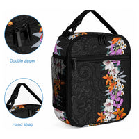 Hawaii Tropical Leaves and Flowers Lunch Bag