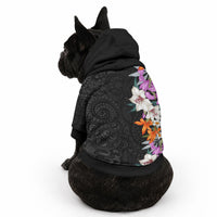 Hawaii Tropical Leaves and Flowers Pet Hoodie LT03 - Polynesian Pride
