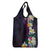 Hawaiian Plumeria-Polynesian Art Tattoo Mauve Color Grocery Bag