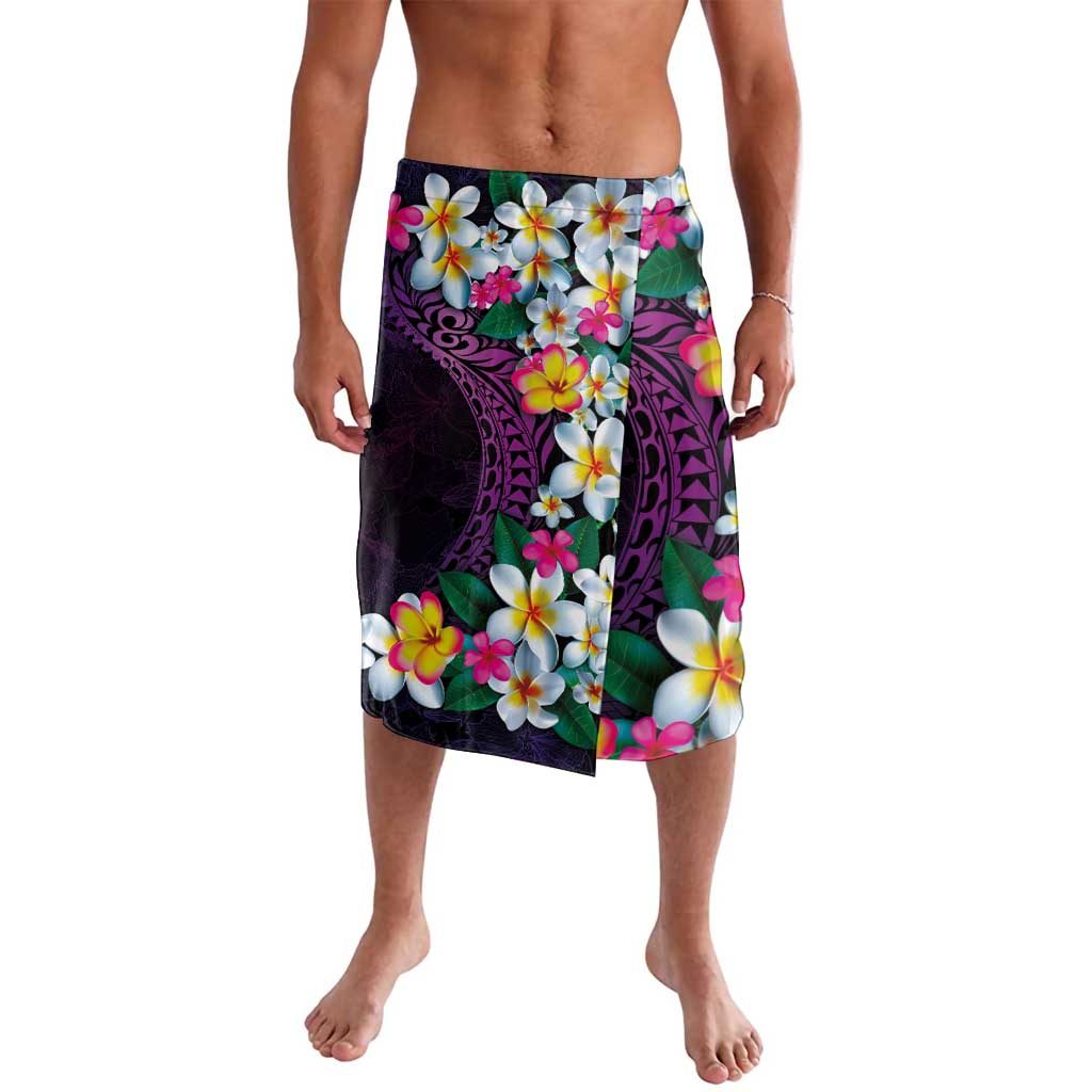Hawaiian Plumeria-Polynesian Art Tattoo Mauve Color Lavalava LT03 Purple - Polynesian Pride
