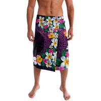 Hawaiian Plumeria-Polynesian Art Tattoo Mauve Color Lavalava LT03 Purple - Polynesian Pride