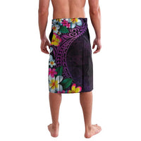 Hawaiian Plumeria-Polynesian Art Tattoo Mauve Color Lavalava LT03 - Polynesian Pride