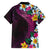 Hawaiian Plumeria-Polynesian Art Tattoo Plum Pink Color Hawaiian Shirt