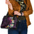 Hawaiian Plumeria-Polynesian Art Tattoo Plum Pink Color Shoulder Handbag