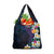 Hawaiian Plumeria-Polynesian Art Tattoo Frosted Blue Violet Color Grocery Bag