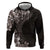 Hawaiian Plumeria-Polynesian Art Tattoo Grayscale Color Hoodie