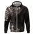 Hawaiian Plumeria-Polynesian Art Tattoo Grayscale Color Hoodie