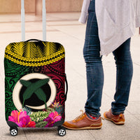 Vanuatu 44th Anniversary Independence Day Luggage Cover Boars Tusk and Namele Plant LT03