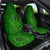 Hawaii Monk Seal and Dolphin Car Seat Cover Polynesian Kakau Pattern Green