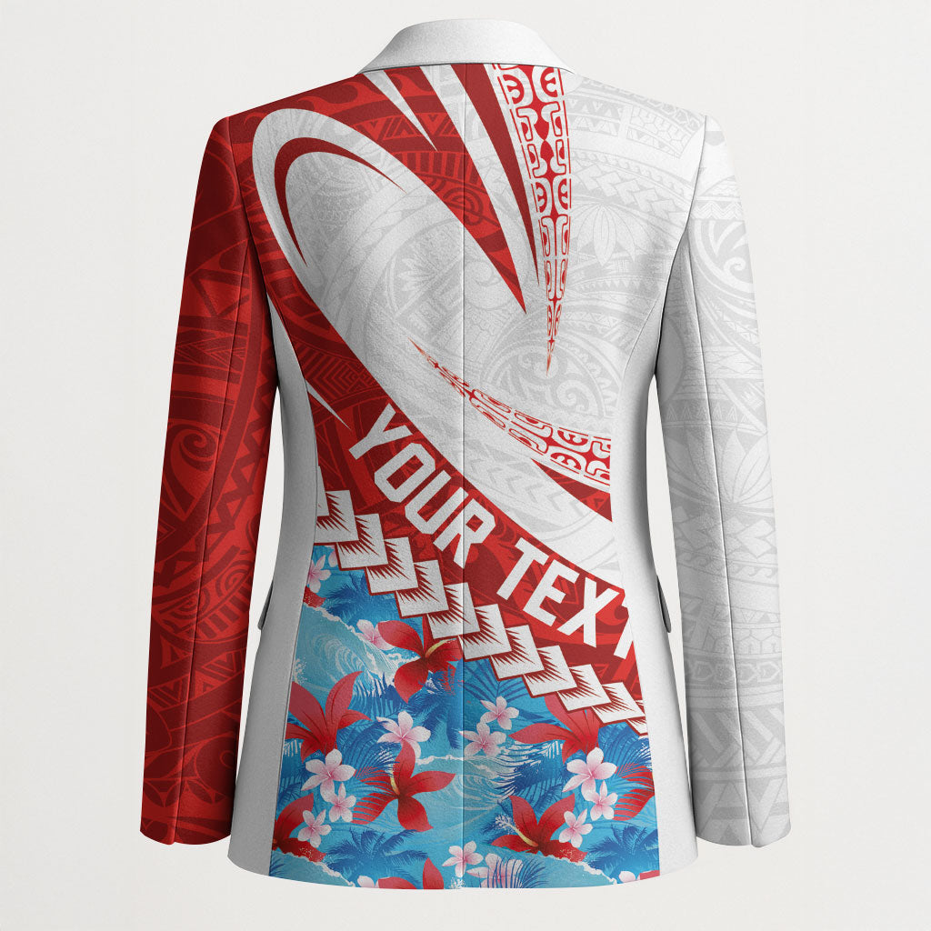 Personalized Tahiti Surfing 2026 Blazer Marquesan Tattoo-Sporty Style LT03 - Polynesian Pride