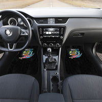 Hawaii Pineapple Surfing Car Mats It's in My DNA - Kakau and Polynesian Pattern LT03 Set 2pcs - Front Black - Polynesian Pride