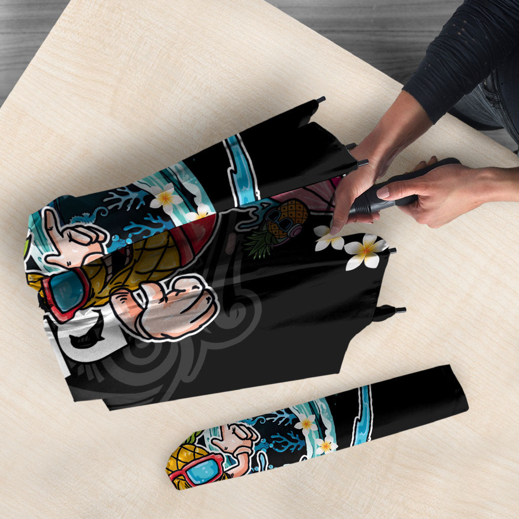 Hawaii Pineapple Surfing Umbrella It's in My DNA - Kakau and Polynesian Pattern LT03 - Polynesian Pride