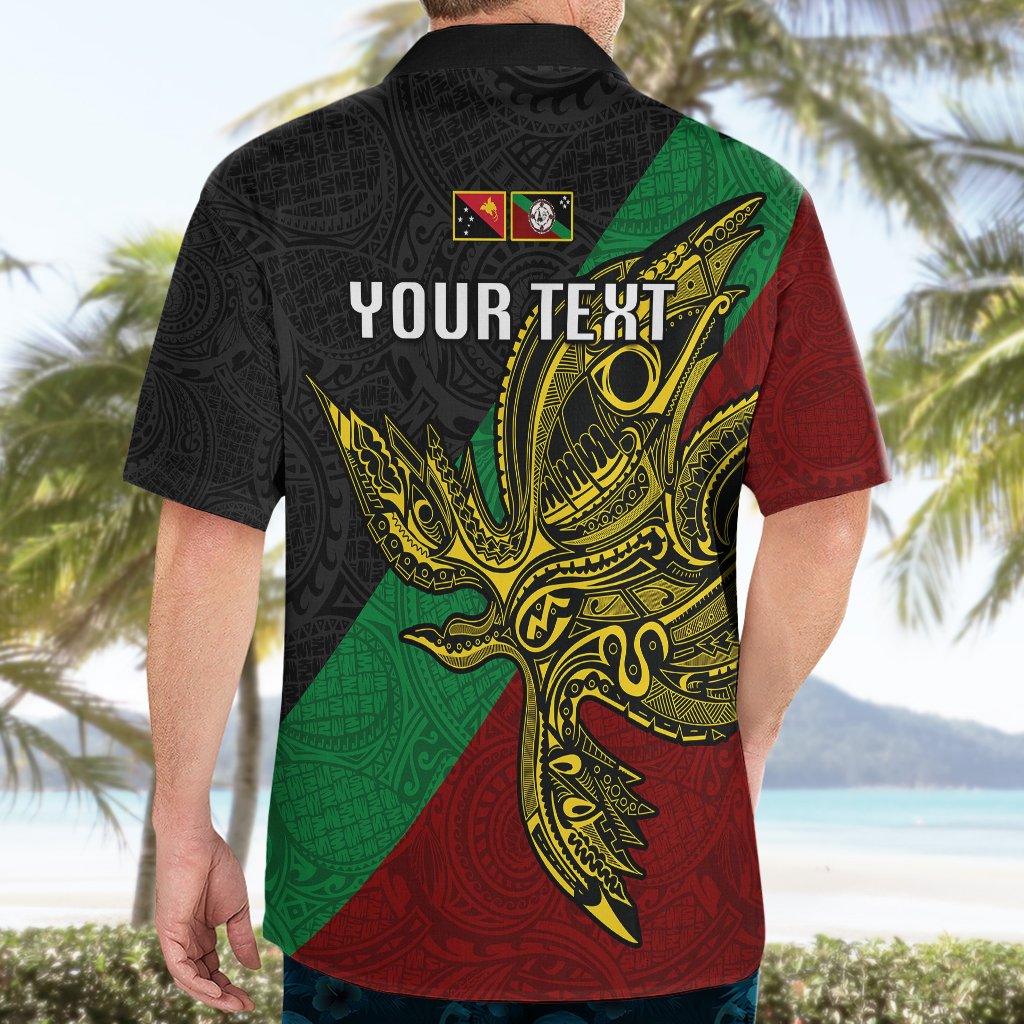 Custom Papua New Guinea East New Britain Province Hawaiian Shirt PNG Birds Of Paradise Polynesian Arty Style LT03 - Polynesian Pride
