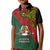 Papua New Guinea East Sepik Province Kid Polo Shirt PNG Birds Of Paradise Polynesian Arty Style LT03 Kid Green - Polynesian Pride