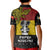 Papua New Guinea Madang Province Kid Polo Shirt PNG Birds Of Paradise Polynesian Arty Style LT03 - Polynesian Pride