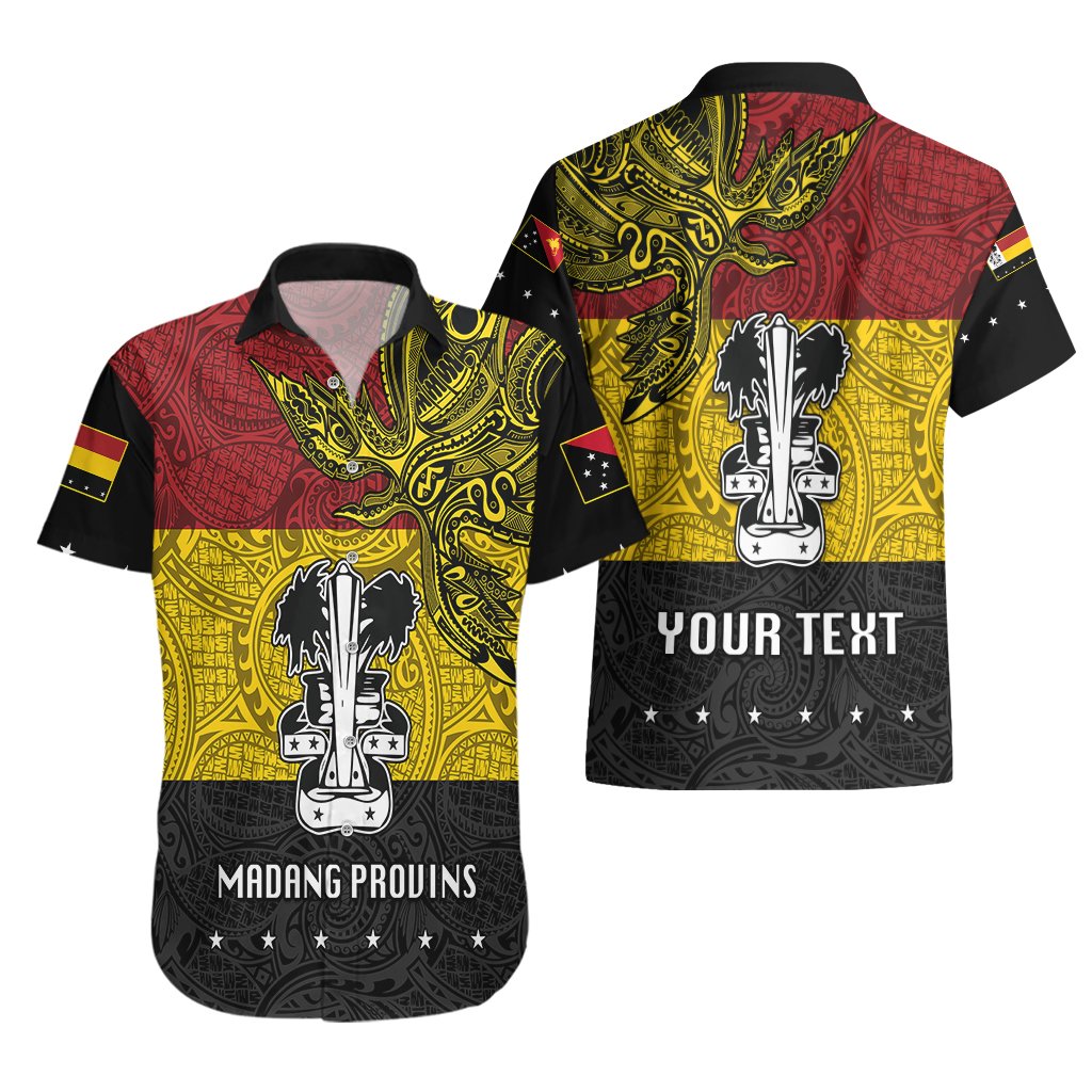 Custom Papua New Guinea Madang Province Hawaiian Shirt PNG Birds Of Paradise Polynesian Arty Style LT03 - Polynesian Pride