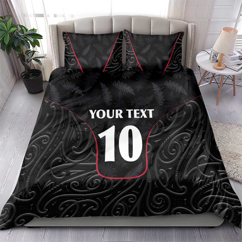 Custom New Zealand Rugby Bedding Set Maori All Black Championship 2024 and Silver Fern LT03 - Polynesian Pride