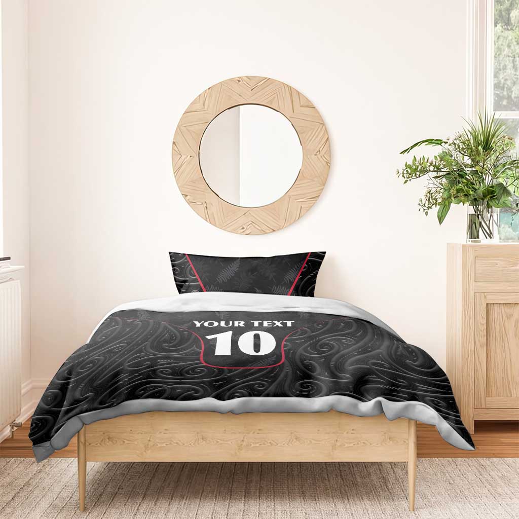 Custom New Zealand Rugby Bedding Set Maori All Black Championship 2024 and Silver Fern LT03 - Polynesian Pride