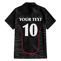 Custom New Zealand Rugby Family Matching Off Shoulder Maxi Dress and Hawaiian Shirt Maori All Black Championship 2024 and Silver Fern LT03 - Polynesian Pride