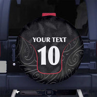 Custom New Zealand Rugby Spare Tire Cover Maori All Black Championship 2024 and Silver Fern LT03 - Polynesian Pride