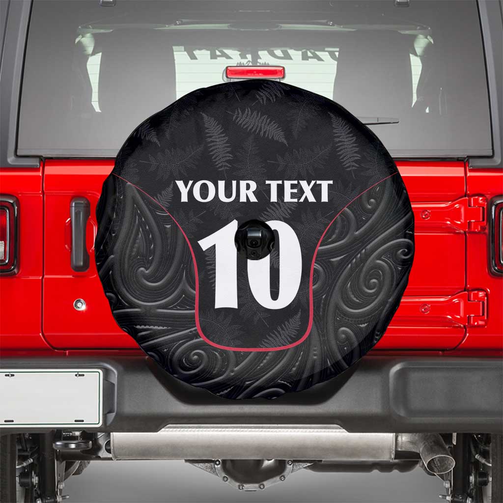 Custom New Zealand Rugby Spare Tire Cover Maori All Black Championship 2024 and Silver Fern LT03 - Polynesian Pride