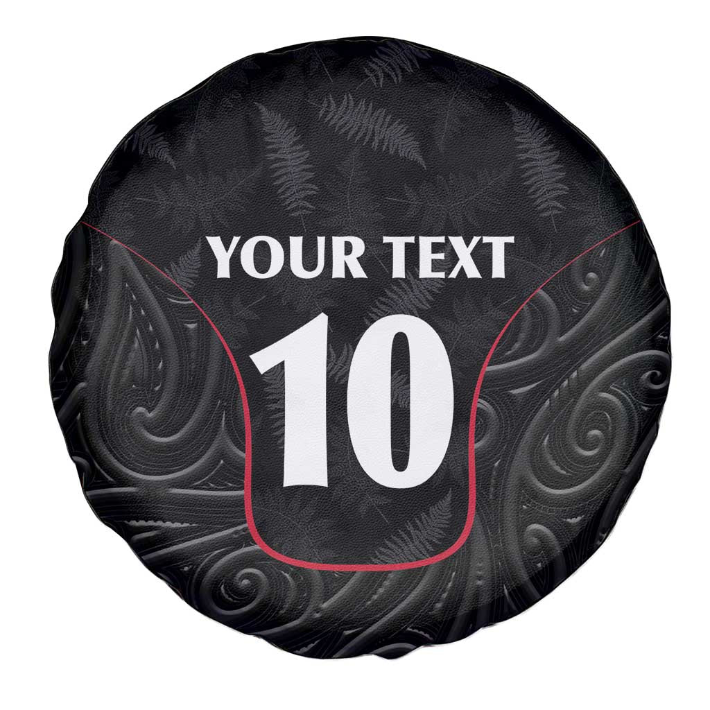 Custom New Zealand Rugby Spare Tire Cover Maori All Black Championship 2024 and Silver Fern LT03 - Polynesian Pride