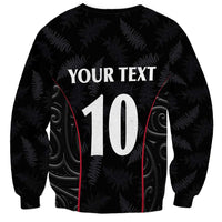 Custom New Zealand Rugby Sweatshirt Maori All Black Championship 2024 and Silver Fern