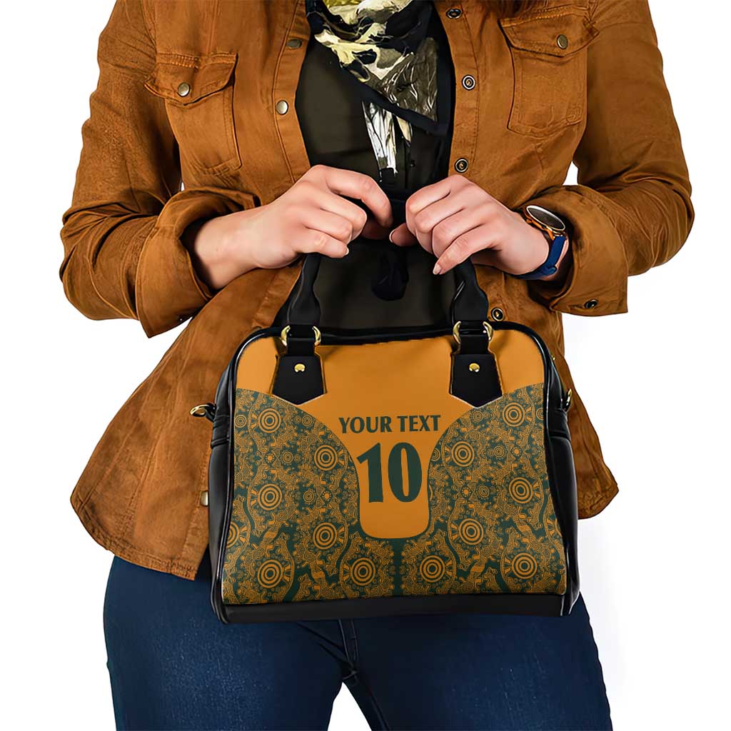 Custom Australia Rugby Championship 2024 Shoulder Handbag Aboriginal Art Tattoo Pattern LT03 - Polynesian Pride