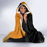 Custom New Zealand and Australia Rugby Championship 2024 Hooded Blanket Maori Warrior and Kangaroo Mascot with Fern Aboriginal LT03 - Polynesian Pride
