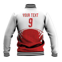 Tonga Rugby Custom Baseball Jacket Sipi Tau - Six Seven Six to the World LT03 - Polynesian Pride