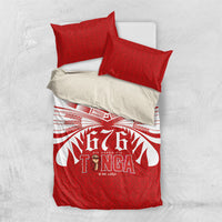 Tonga Rugby Bedding Set Sipi Tau - Six Seven Six to the World LT03 US Twin 172cm x 218cm Red - Polynesian Pride