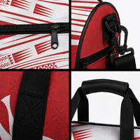 Tonga Rugby Duffle Bag Sipi Tau - Six Seven Six to the World LT03 - Polynesian Pride
